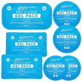 Reusable Hot and Cold Gel Ice Packs for Injuries, 7 Pack Variety Set