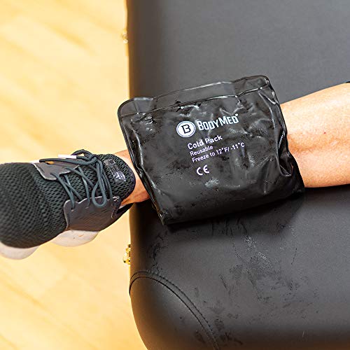 BodyMed Heavy Duty Reusable Urethane Ice Pack for Knee, Arm, Elbow, Shoulder, Back - Professional Grade Cold Therapy for Injuries, Aches, Swelling, Bruises, Sprains - 12 in. x 7 in. (Half) - size: 12 Inch x 7 Inch (Half)