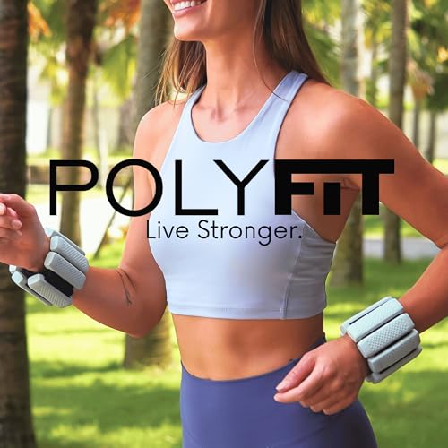 Polyfit Wrist & Ankle Weights - Wearable Weights for Women, Yoga & Pilates - color: WINE