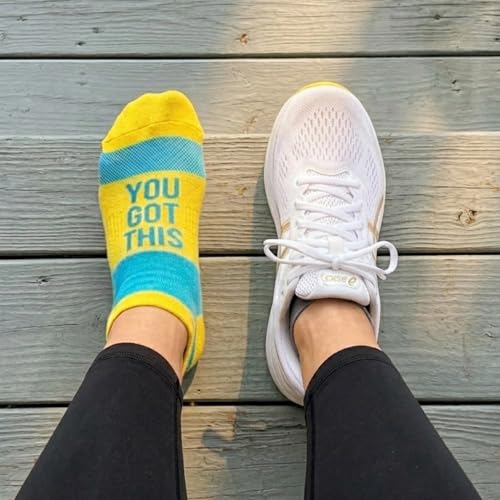 Gone For a Run Motivational Ankle Running Socks - Affirmation Runners Gifts - color: You Got This