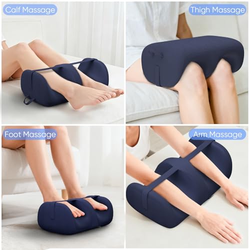 TISSCARE Foot Massager with Heat, Shiatsu Foot Massager for Plantar Fasciitis, Foot and Calf Massager with Massage Roller, Deep Kneading, Pain Relief, Gift for Women and Man