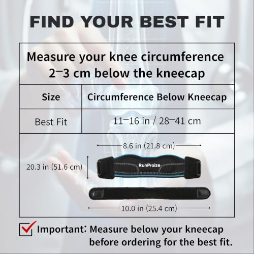 Knee Strap 2 Pack for Patellar Tendon Support – Adjustable Patella Knee Band for Running, Walking, Hiking, Tennis & Pickleball, Dark Blue - color: Dark Blue