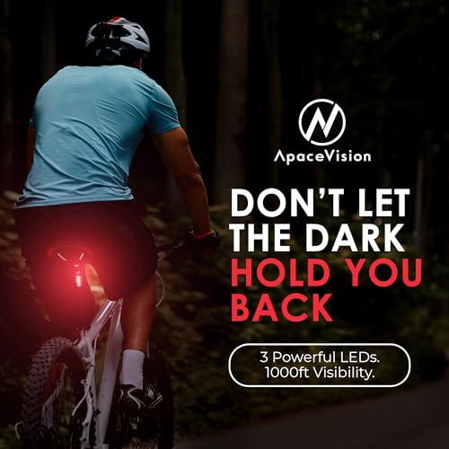 EverLightFX USB Rechargeable LED Safety Light 2 Pack, Clip On Strobe Light - color: Red