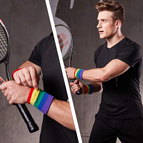 Hoter Sport-Wristband Wrist-Pouch Zipper Wrist-Wallet - Running Tennis Wrist Wallet Thick Solid Color Sweatband Wallet for Keys ID Cards,1PCS/2PCS Pack