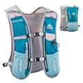 TRIWONDER Running Vest Hydration Pack Backpack for Men & Women, Lightweight Trail Marathon Run Race Vest for Cycling Jogging - color: 01 Light Blue - Only Vest