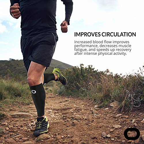 Crucial Compression Calf Sleeves for Women & Men (Pair)