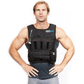 RUNmax 20LBS - 150LBS Adjustable Weighted Vest Wtih Shoulder Pads Option for Men and Women - size: 20 lbs WITH SHOULDER PADS