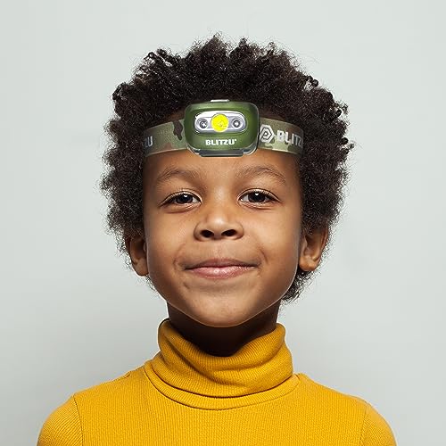 LED Headlamp, Super Bright Headlight Flashlight, Kids & Adults Outdoor Use - color: Camo