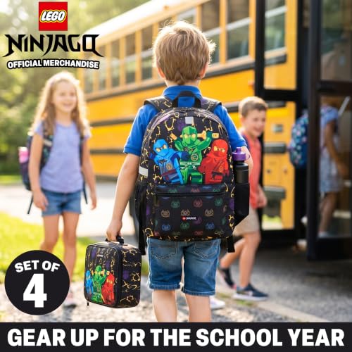 Get Trend Lego Ninjago Boys Backpack 4 Piece Set - color: Multi Lego