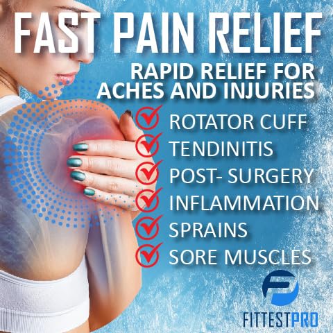 Shoulder Ice Pack Wrap (XL) for Pain Relief, Reusable Cold Therapy Wrap for Tendonitis, Swelling, Rotator Cuff, and Recovery - style: Shoulder XL