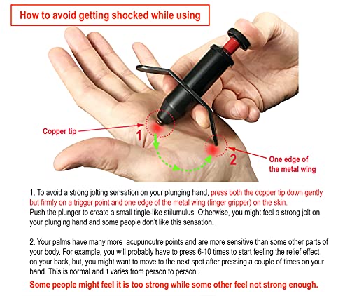 JOUNJIP Trigger Point Stimulator Tool, No Battery, No Needles, 2 PCS - size: 2 Count (Pack of 1)