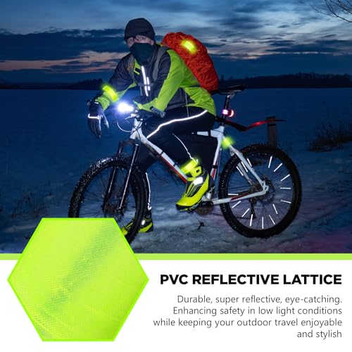Halloscume Pcs Reflective Arm Snap Band 15.75 in Slap Bracelet - color: Green