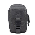 TSPRO MOLLE Phone Pouch, Tactical Phone Holder for Belt, EDC Gear Organizer - color: Black