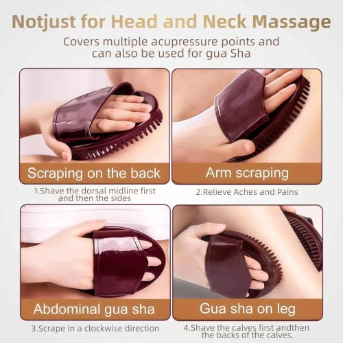 Meridian Massage Brush,Meridian Brush for Belly,Massage Brush for Belly,Meridian Massage Roller,Magnetic Meridian Brush,for Meridian Scalp and Whole Body Relaxation Massage (2-Pack)