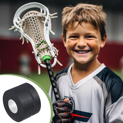 Gemscream 30 ft Lacrosse Stick Tape 1 Inch 1/2 Inch - color: Black