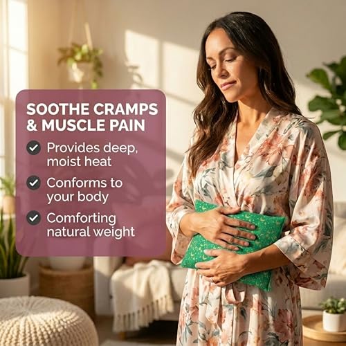 Basic Herb Pack Heating Pad, Green - size: 1 Pack, style: Celestial Green