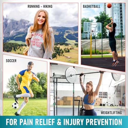 2 Pack Patellar Tendon Support Strap, Knee Brace, Knee Support, Pain Relief - color: Blue