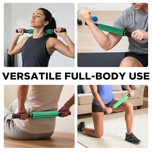 THERABAND Roller Massager+, Muscle, Fascia, Body Massage Tool, Back, 19" - style: Portable