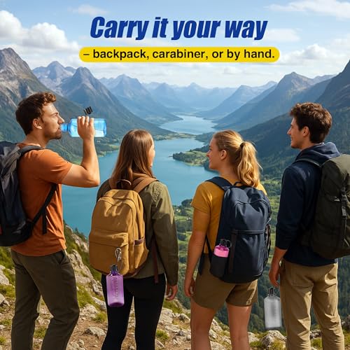 Narrow Mouth Water Bottle Replacement Lid - color: Black