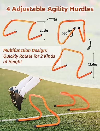GHB Agility Ladder,Football Training Equipment Set - color: Yellow