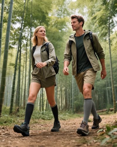 Bamboo Viscose Compression Socks|4Pairs 15-20mmHg Knee High Socks - color: Black, size: Small-Medium