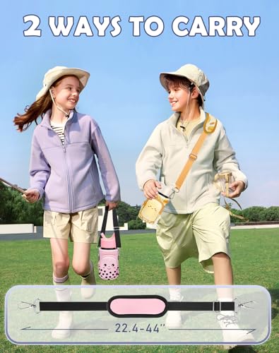 Miss Adola Kids Water Bottle Carrier, 10-18 Oz - color: Milk Tea