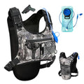 Criuage USA Patent Running Hydration Vest Backpack, Lightweight Chest Pack with 2.0L Water Bladder Bag Daypack for Hiking Running Cycling Race Marathon for Women Men - color: Cagray