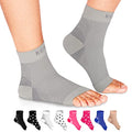 NEWZILL Plantar Fasciitis Socks Arch Support Foot Care Compression Sleeve - color: Gray, size: Small-Medium