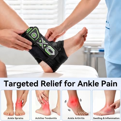 Ankle Brace for Men Women Lace Up Ankle Brace for Sprained Ankle Stabilizer