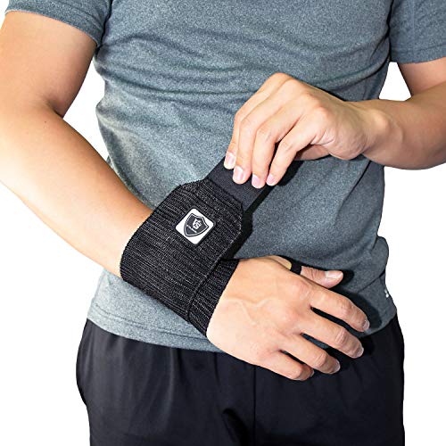 Vital Salveo- Adjustable both hands design Wrist Straps, Wrist Brace Support, Elastic Breathable for Wrist Sprain, Tendonitis, Tennis, Sports Men, Women (Pair) /3"* 12.5" - size: Wrist 3"*12.5"(Pair)