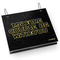 Gone For a Run BibFOLIO Race Bib Album - May The Course Be With You - 9.5x8 - color: May The Course Be With You