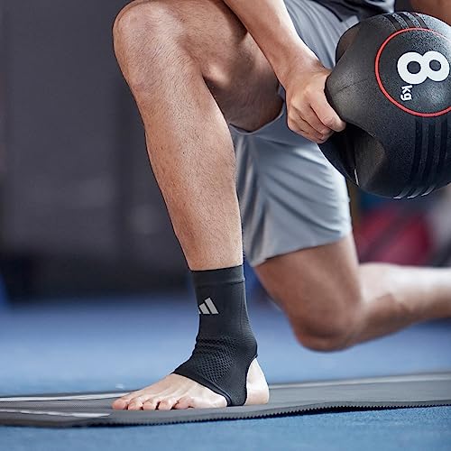 Adidas Performance Climacool Ankle Support - Small, Grey Ankle Compression Socks - Anti-Sprain, Anti-Fatigue Protective Wraps - Great for Performance and Recovery - Ideal for Everyday Use - size: Small, style: Ankle Support