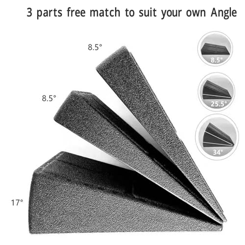 3PCS Calf Stretching Slant Board, 8.5 and 17 Degrees Incline Foot Stretcher