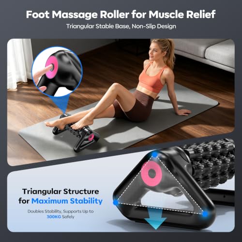 Electric Massage Roller, Rolling Percussive Hands-Free Base Massager
