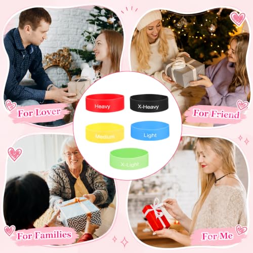JJUNW 5Pcs Toe Resistance Bands, Toe Stretcher Strengthener Band for Bunion - color: colorful