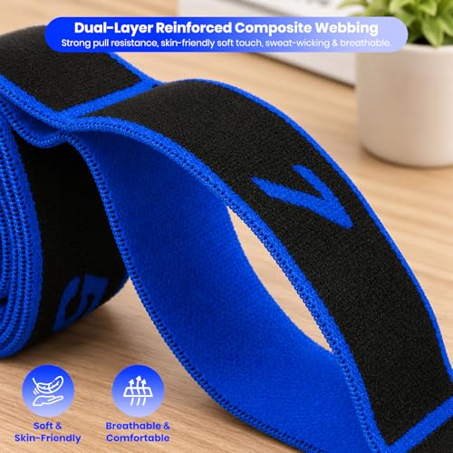 Resistance Band for Exercise, Physical Therapy, Rehab&Flexibility, Stretch Band for Yoga/Pilates/Dance/Gymnastics, Number Loop Elastic Strap for Body Shaping Home Gym