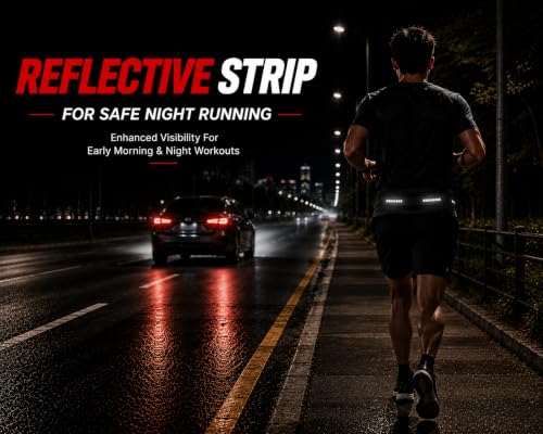 Running Belt for Men Women, Waist Pack Phone Holder for Running, Travel