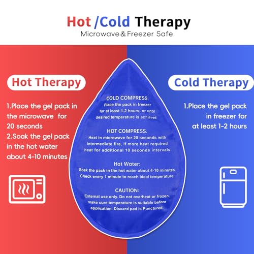 Wisdom Teeth Ice Pack Head Wrap for Pain Relief - Cold Hot Therapy for Face - color: Green