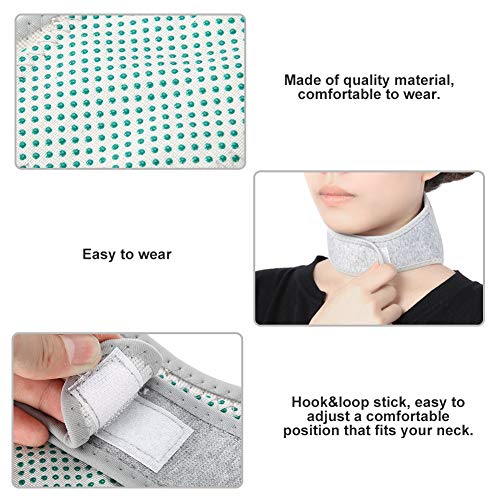Neck Self-Heating, Neck Support Neck Pad Neck Wrap Support Brace Collar, Magnetic Health Self-Heating Deep Heat Infrared Neck Massager Protector, Washable