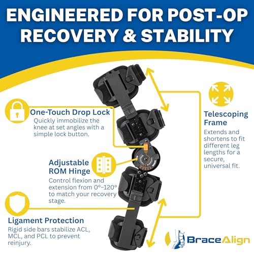 FlexTrack ROM Post Op Knee Brace, Locking Telescoping L1833