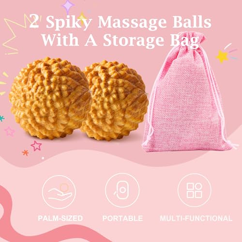 2pcs Acupressure Ball, Birthing Comb, Natural Labor and Delivery Essentials