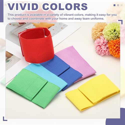Soccer Captain Armband Elastic Wrist Arm Bands Adjustable Player Team Leader Anti-Slip Badge Sports Accessories - color: Brown