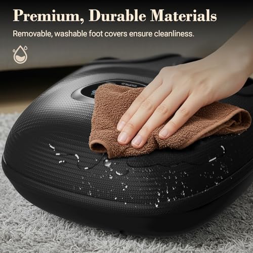 CuPiLo Foot Massager 2026 Upgraded FSA Eligible, Birthday Gifts for Women - color: Black