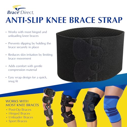 Brace Direct Anti-Slip Knee Brace Strap for Secure Fit & Stability L2397