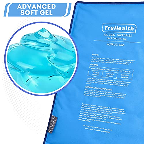 Reusable Gel Ice Packs, Shoulder and Knee Wrap, XL, 2-Pack, Blue - style: Extra Large (2 Per Pack)