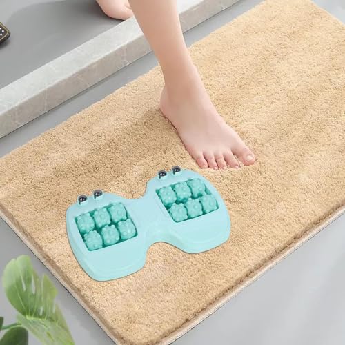 Foot Massage Roller Ergonomic Portable Magnetic Beads Massage Tool Care - color: Green