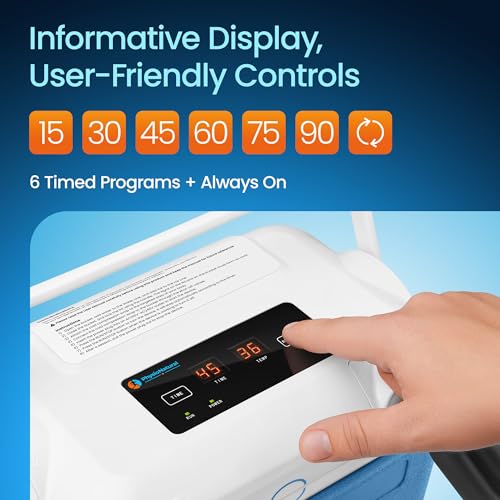 Cold Therapy Machine - Compact Edition: Compression & Cryotherapy for All Body Parts | Portable Ice Therapy System for Post-Surgery Knee Recovery | Up to 6 Hours of Continuous Cold Relief