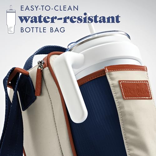 Fit & Fresh Nina Water Bottle Bag - color: Navy