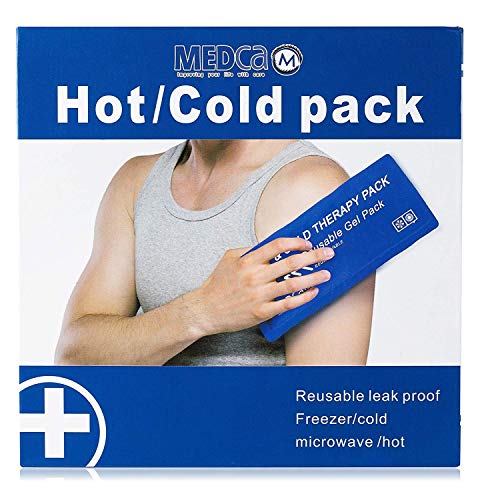 Reusable Hot Cold Compress for Pain Relief - 5" x 10", Soft & Comfortable Ice Pack for Injuries, Recovery, Knee, Shoulder Pain, Sprains, Migraines, Physical Therapy, Fast Joint and Muscle Pain Relief