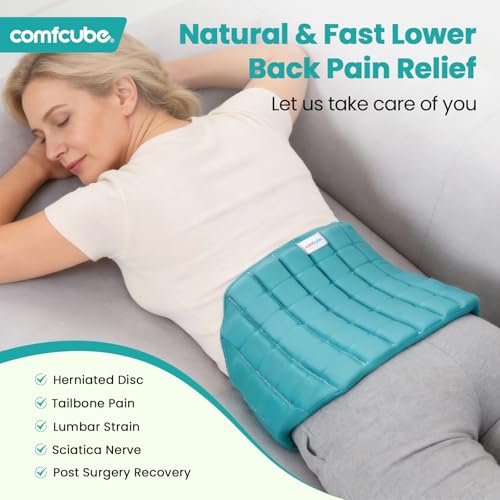 Ice Pack for Back Pain Relief, 2 Hours Cold Lower Back Ice Wrap - style: Back